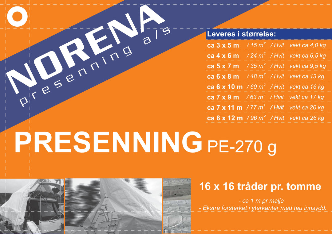 PE - lettpresenning 270g