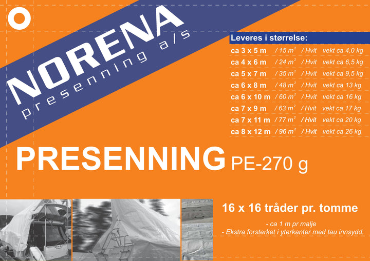 PE - lettpresenning 270g